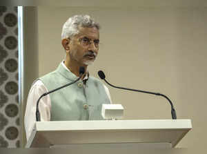 New Delhi: External Affairs Minister S. Jaishankar addresses during 'NIT Student...