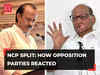 NCP split: Opposition parties attack BJP after Ajit Pawar joins NDA in Maharashtra
