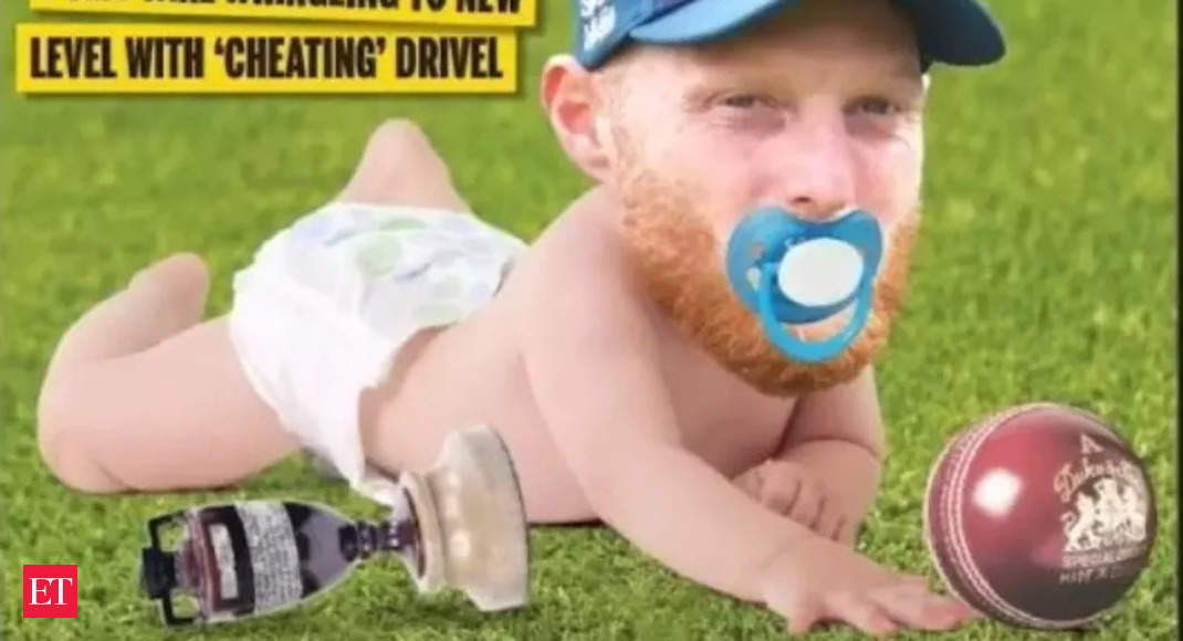 Ben Stokes responds after Australian newspaper mocks him as ‘Crybaby’ with nappies
