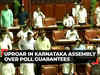 Ruckus in Karnataka Assembly; BJP questions Congress over poll guarantees