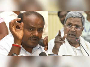 H.D. Kumaraswamy. and Siddaramaiah