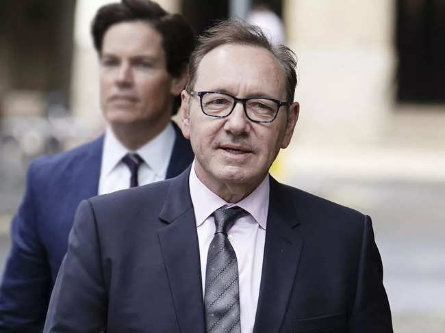 ​The prosecution has described Kevin Spacey as a 'sexual bully', whose preferred method of assault was grabbing other men.​