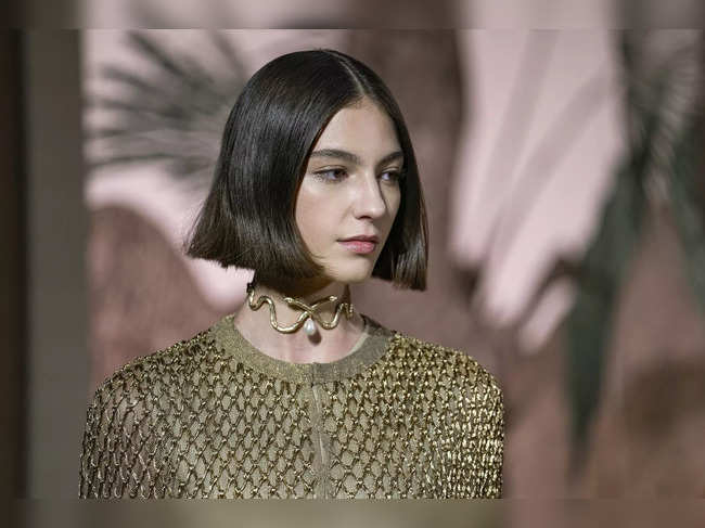 Dior brings ethereal goddesses and silver threads to Paris couture