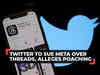 Twitter threatens to sue Meta over Threads platform, alleges poaching