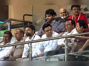 Chennai: BCCI officials during the IPL 2023 first qualifier cricket match betwee...