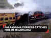 Telangana: Fire breaks out in 3 coaches of Falaknuma Express; all passengers deboarded