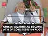 Chhattisgarh has become ATM of Congress, corruption its biggest ideology: PM Modi in Raipur
