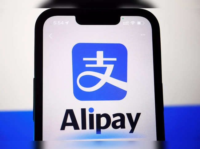 Illustration picture of Alipay logo