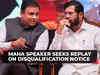 Maharashtra Speaker issues notices to both Sena factions over disqualification