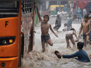 Heavy rains in New Delhi