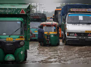Heavy rains in New Delhi