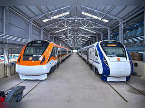 **EDS: TWITTER IMAGE VIA @AshwiniVaishnaw** Chennai: Vande Bharat Express trains...