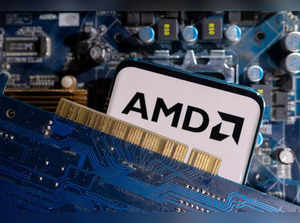 Illustration shows AMD logo