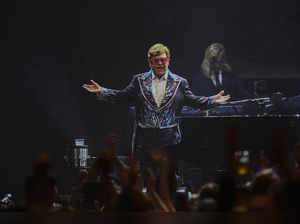 APTOPIX Sweden Elton John Concert