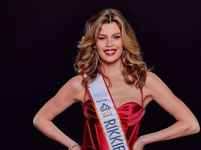 rikkie kolle: Rikkie Valerie Kolle creates history, becomes 1st trans woman to be crowned Miss Netherlands - The Economic Times