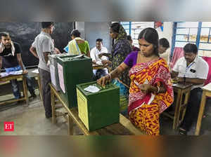 Re-polling conducted in West Bengal  in the presence of central forces and state police