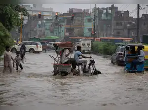 Heavy rains in New Delhi