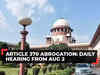 Article 370 abrogation: SC to conduct daily hearing from Aug 2; fixes July 27 as deadline for filing documents by parties
