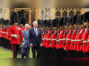 U.S. President Joe Biden meets Britain's King Charles, in Windsor