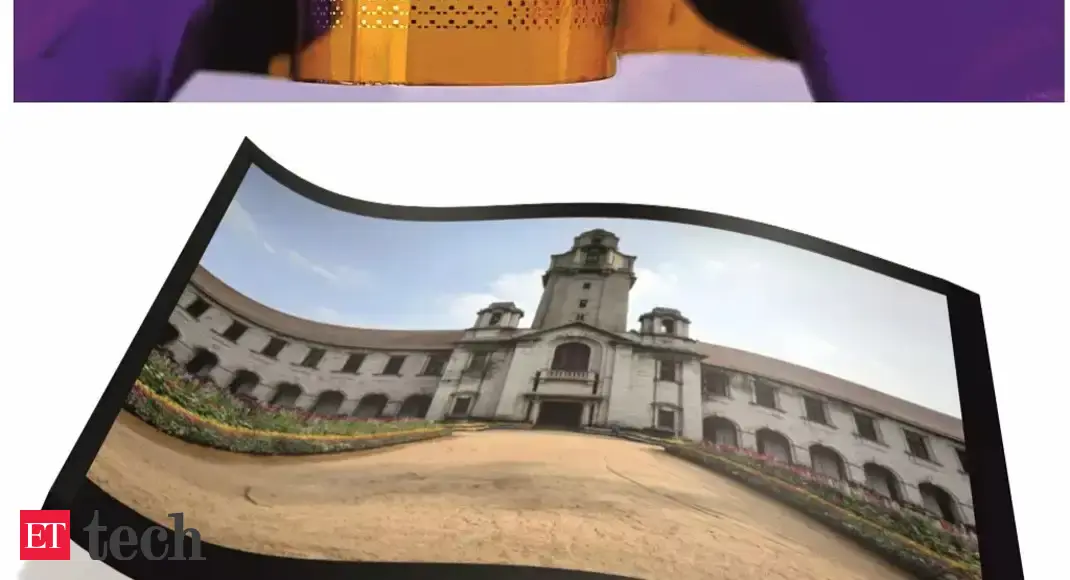 iisc: IISc scientists develop super flexible semiconductors for use in curved displays, foldable phones - Vimarsana News