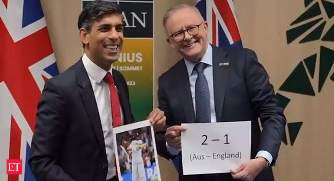 Jonny Bairstow’s dismissal to ‘Sandpaper’ joke: UK and Australia PMs engage in cricket banter