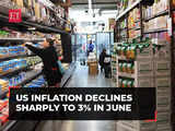 US inflation hits two-year low; declines sharply to 3% in June