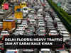 Delhi floods: Heavy traffic jam at Sarai Kale Khan due to traffic diversion from flooded areas