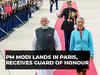 PM Modi arrives in France, welcomed by French PM Elisabeth Borne at Paris airport