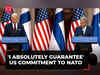 'I absolutely guarantee' US commitment to NATO, says President Joe Biden