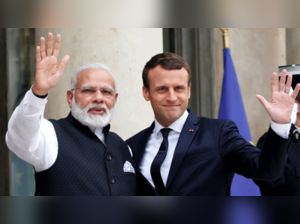 French President Macron and PM Narendra Modi