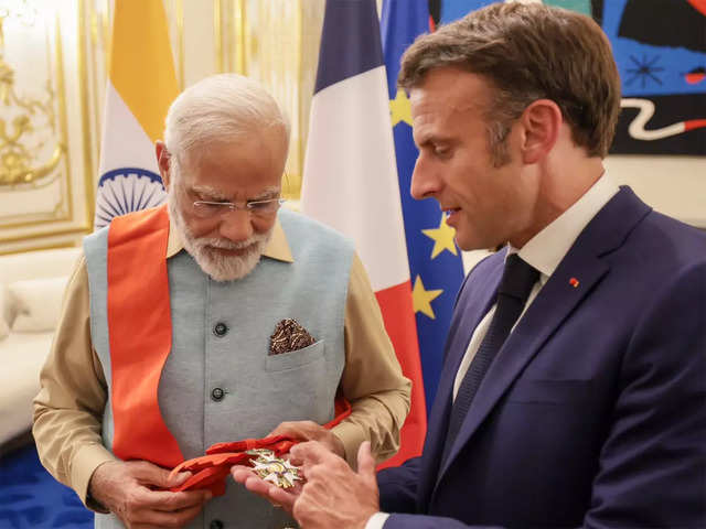 Conferred with France's highest honour