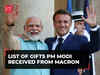 List of gifts PM Modi received from French President Macron