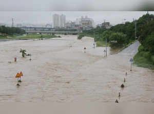 Heavy rain hits South Korea causing power cuts and evacuations