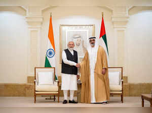 Indian PM Modi visits UAE