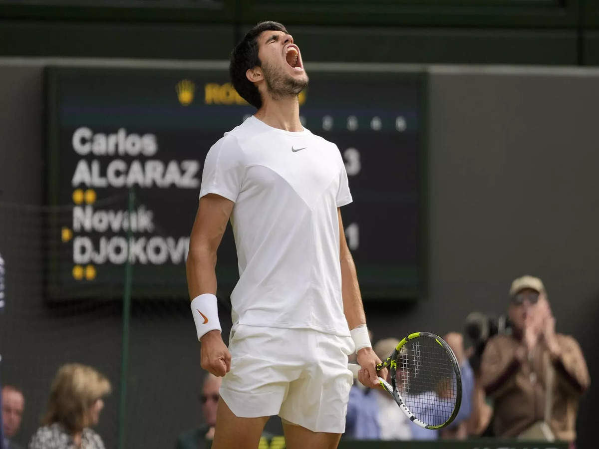 Wimbledon Final Live Alcaraz stuns Djokovic to win Wimbledon title