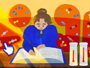 Google dedicates Doodle to Eunice Newton Foote, the first person to discover Green House Effect, on her 204th birth anniversary