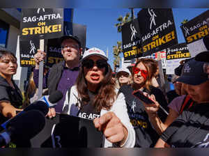 Hollywood actors strike in Los Angeles