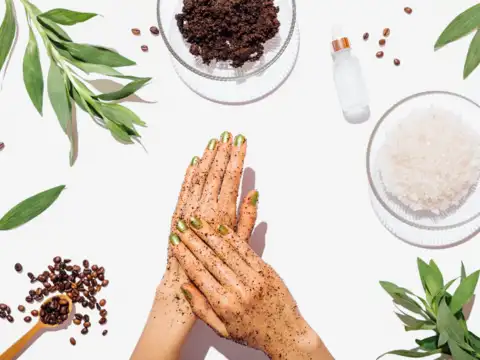 Step 2: Homemade body scrub 