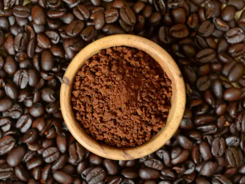 Step 3: Coffee grounds 