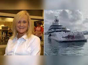 Walmart heiress Nancy Walton Laurie's luxurious yacht vandalized by climate activists in Ibiza