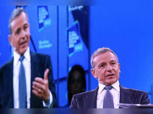 (FILES) Bob Iger, Chairman and CEO of Walt Disney speaks during the Bloomberg Global Business Forum in New York on September 25, 2019. Disney announced July 12, 2023 that it extended Bob Iger's contract through December 31, 2026, giving the long-running chief executive two more years to lead the entertainment giant. (Photo by Kena Betancur / AFP)