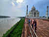 Yamuna reaches iconic Taj Mahal walls after 45 years, floods garden
