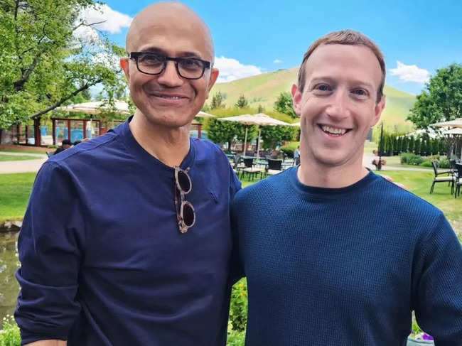 ​Mark Zuckerberg & Satya Nadella