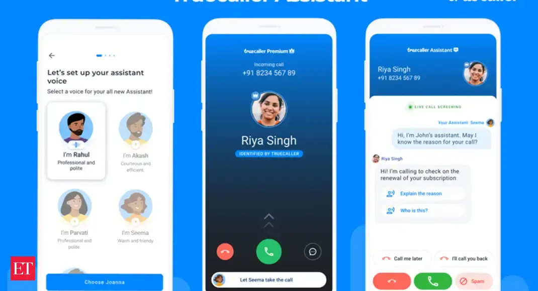 truecaller: Truecaller launches AI, ML-powered 'Assistant' to help users filter spam calls - Vimarsana News