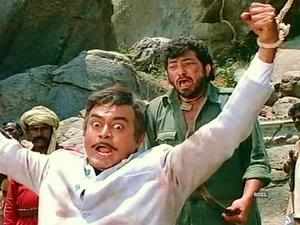 Amjad Khan as Gabbar Singh in 'Sholay'