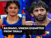 Bajrang Punia, Vinesh Phogat exempted from trials for Asian Games; wrestlers may move court