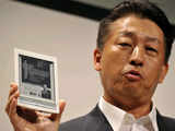 Sony displays the new electronic eBook reader the 'Reader' in Tokyo