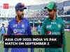 Asia Cup 2023: India vs Pakistan match on September 2, final in Colombo on September 17