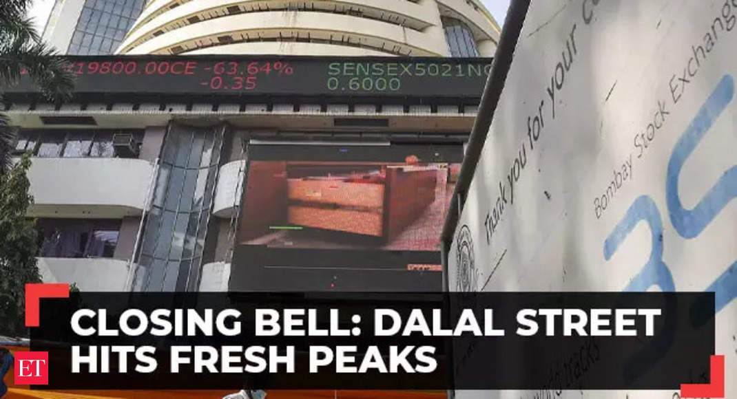 Sensex Rallies Points Nifty Close To K Kotak Bank Rises The Economic Times Video