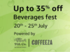 Amazon Beverage Fest : Up to 35% off on beverages and household essentials
